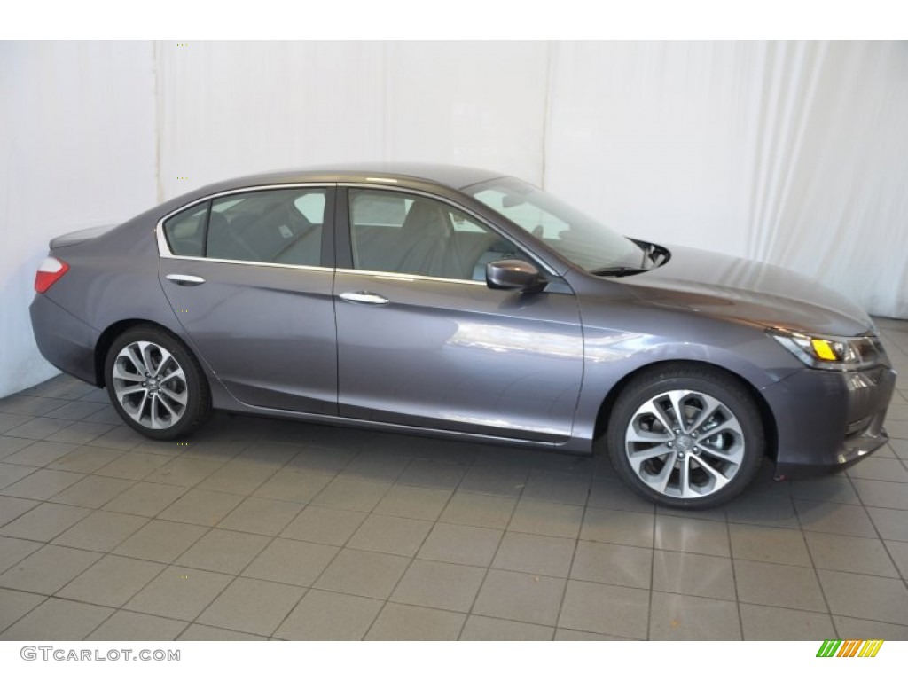 2014 Accord Sport Sedan - Modern Steel Metallic / Black photo #5