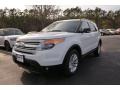 2014 Oxford White Ford Explorer XLT  photo #1