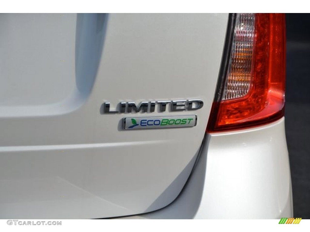 2014 Edge Limited EcoBoost - White Platinum / Medium Light Stone photo #7