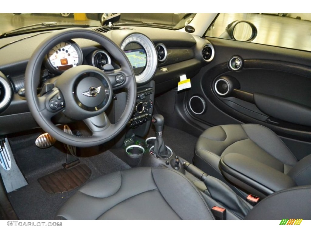 Carbon Black Interior 2014 Mini Cooper S Clubman Photo #90596969