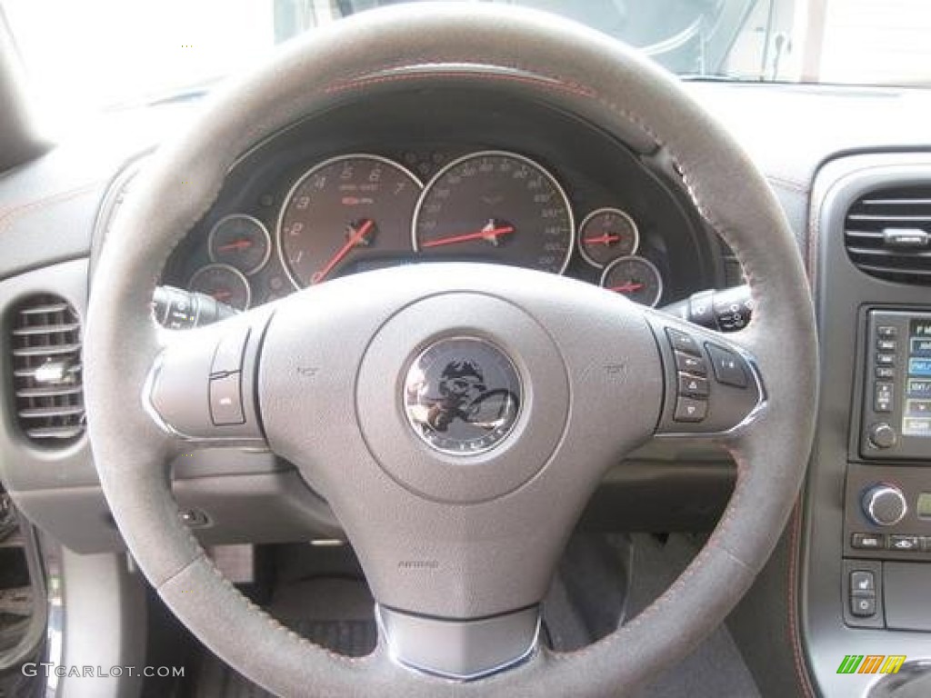 2012 Chevrolet Corvette Centennial Edition Z06 Ebony Steering Wheel Photo #90597038