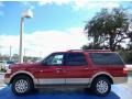 2014 Ruby Red Ford Expedition EL XLT 4x4  photo #2