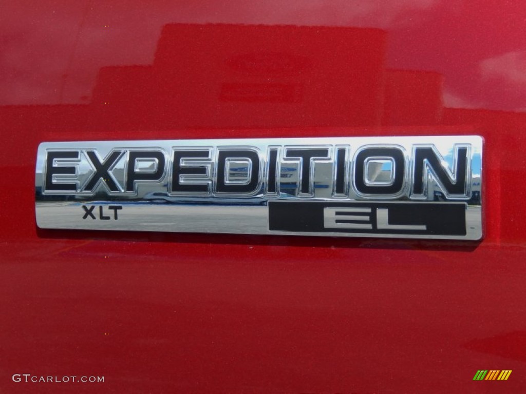 2014 Expedition EL XLT 4x4 - Ruby Red / Camel photo #4