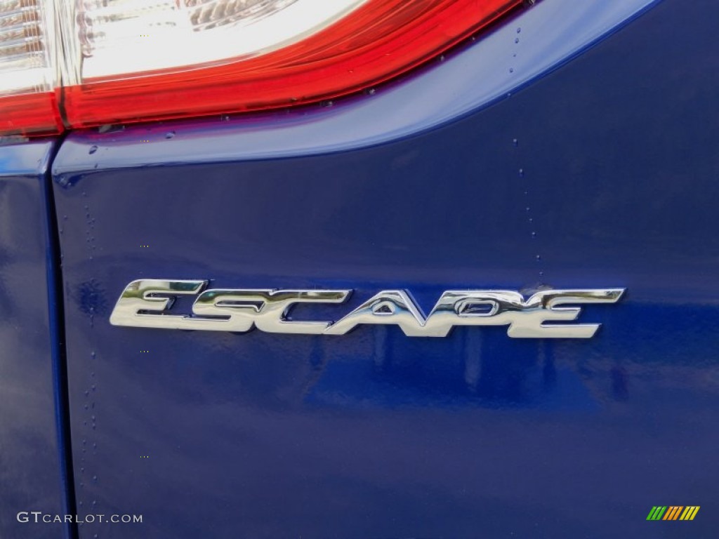 2014 Escape SE 1.6L EcoBoost - Deep Impact Blue / Medium Light Stone photo #4