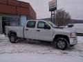 2014 Silver Ice Metallic Chevrolet Silverado 2500HD WT Crew Cab 4x4  photo #1