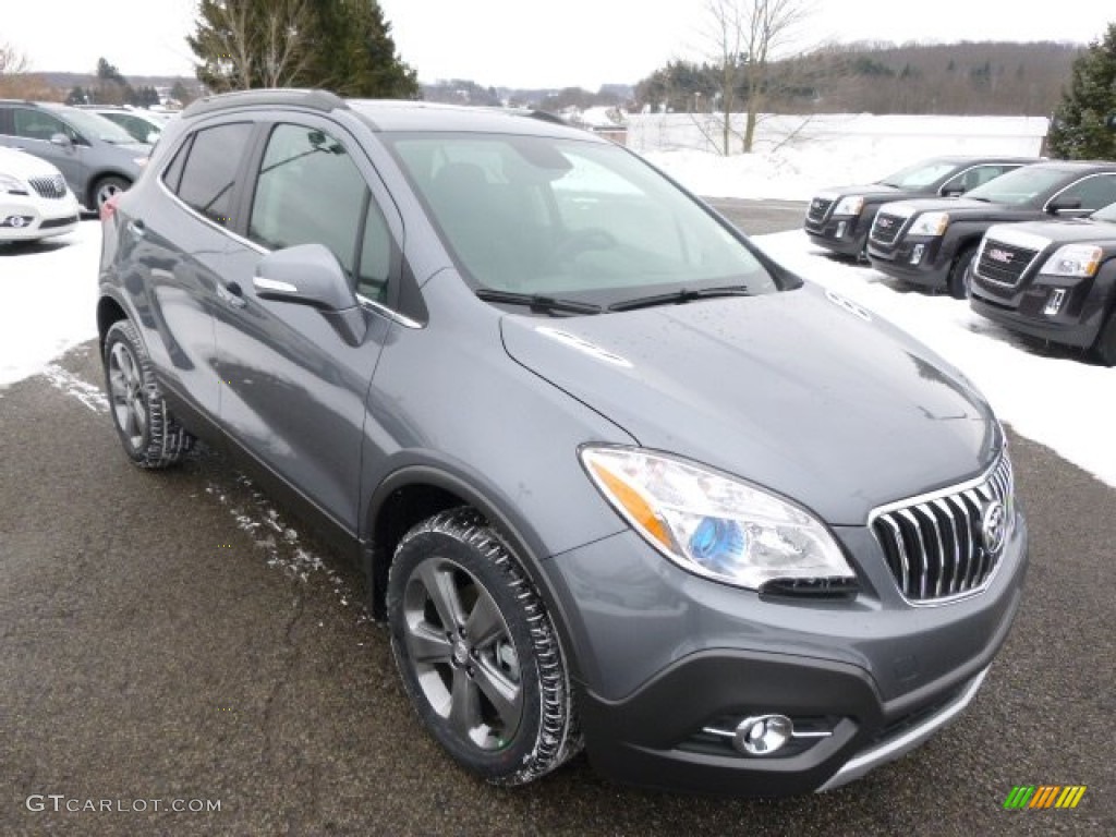 Satin Steel Gray Metallic 2014 Buick Encore Leather AWD Exterior Photo #90600548