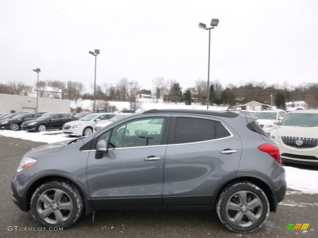 Satin Steel Gray Metallic 2014 Buick Encore Leather AWD Exterior Photo #90600659