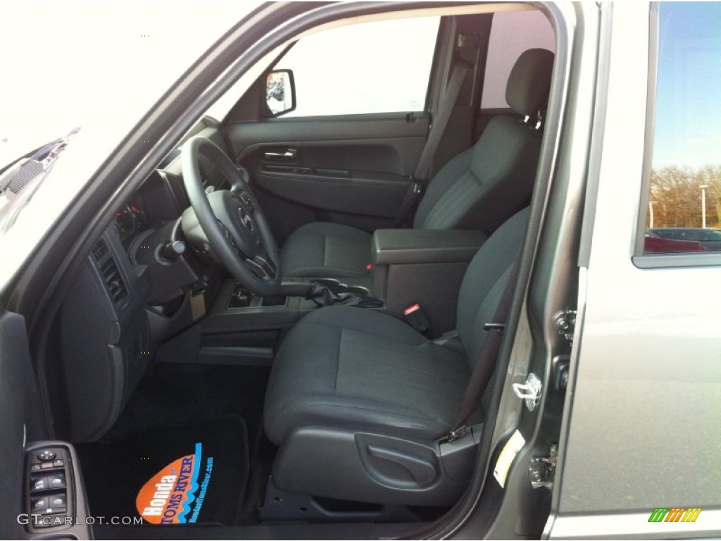 2012 Liberty Sport 4x4 - Mineral Gray Metallic / Dark Slate Gray photo #11