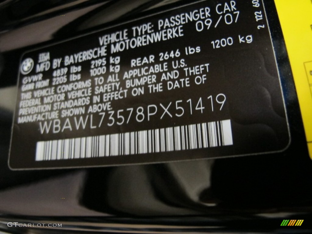 2008 3 Series 335i Convertible - Black Sapphire Metallic / Cream Beige photo #30