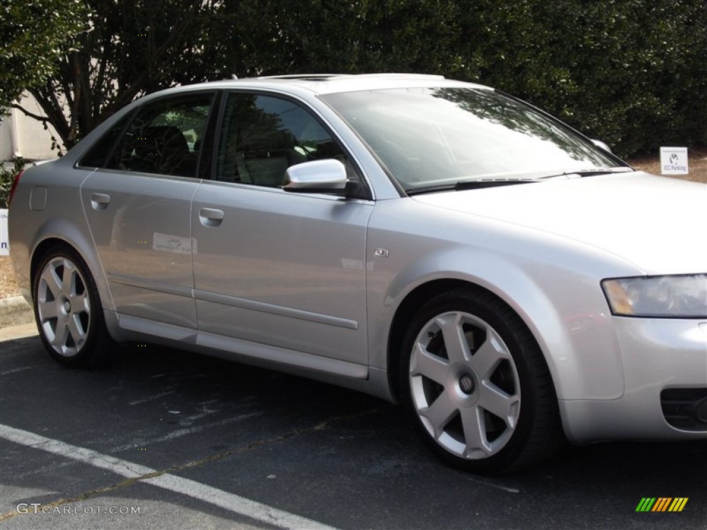 2005 S4 4.2 quattro Sedan - Light Silver Metallic / Ebony photo #30