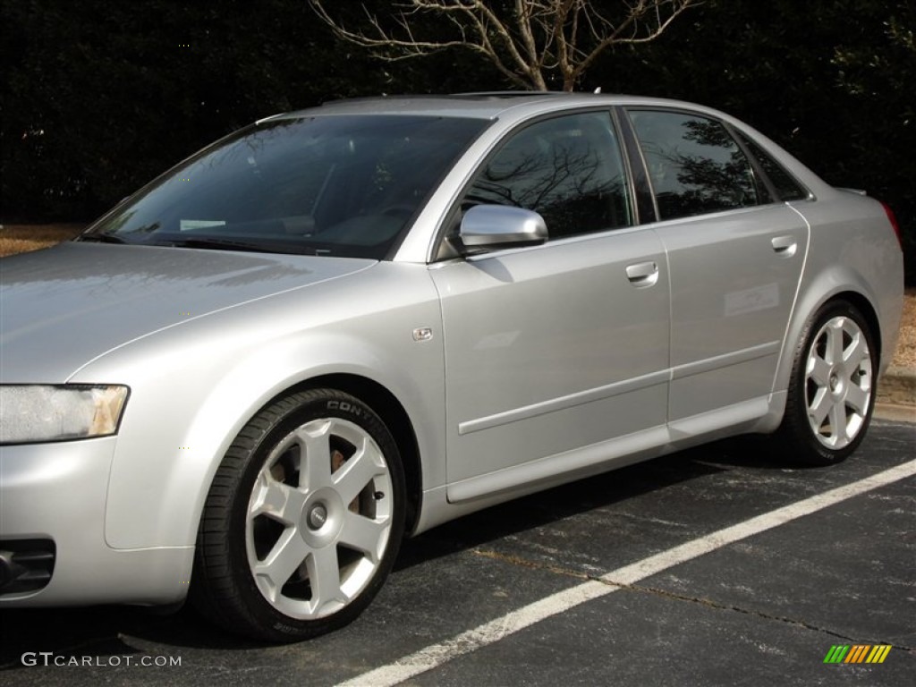 2005 S4 4.2 quattro Sedan - Light Silver Metallic / Ebony photo #31