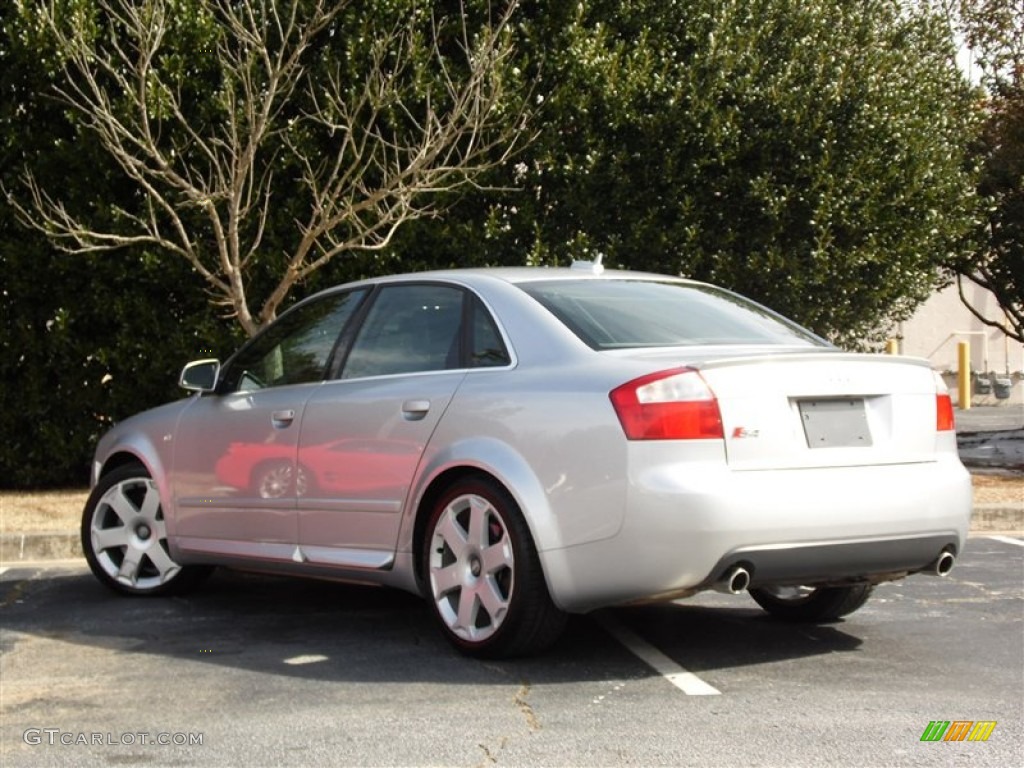 2005 S4 4.2 quattro Sedan - Light Silver Metallic / Ebony photo #34