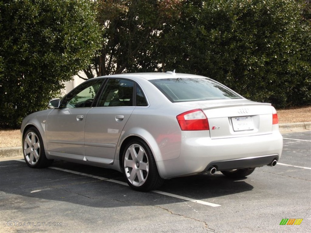 2005 S4 4.2 quattro Sedan - Light Silver Metallic / Ebony photo #35