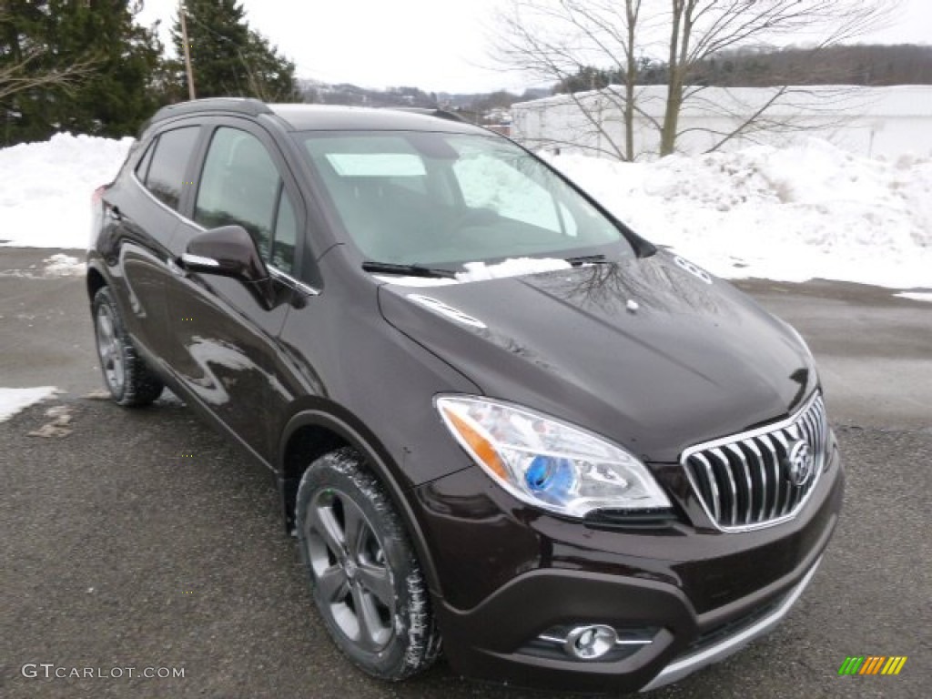 Deep Espresso Brown Metallic 2014 Buick Encore Convenience AWD Exterior Photo #90602486