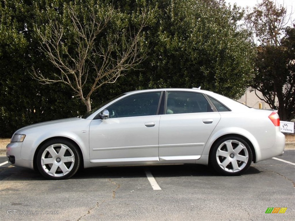 2005 S4 4.2 quattro Sedan - Light Silver Metallic / Ebony photo #43