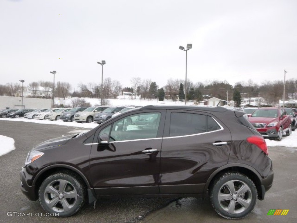 Deep Espresso Brown Metallic 2014 Buick Encore Convenience AWD Exterior Photo #90602600