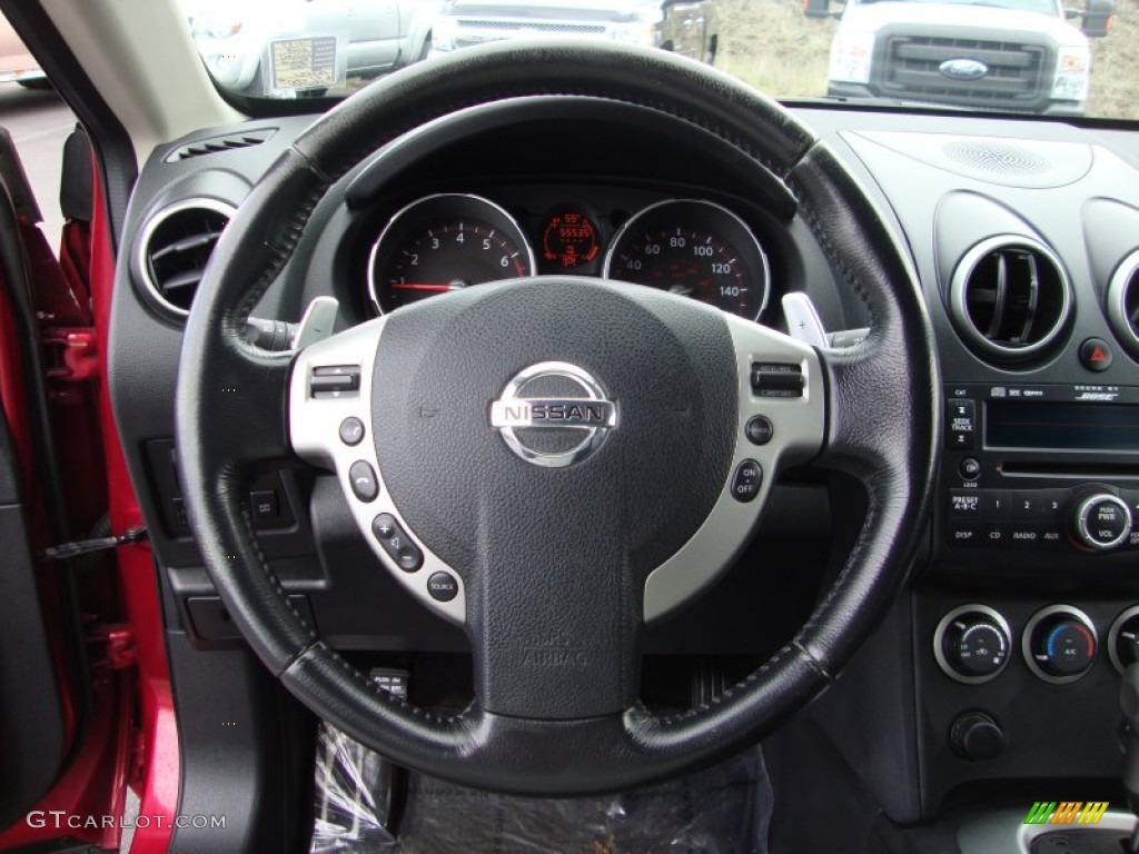 2009 Rogue SL AWD - Venom Red / Black photo #13