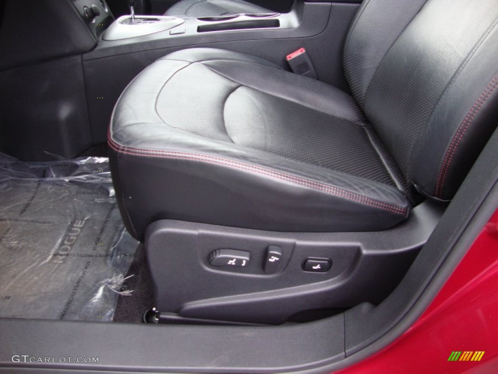 2009 Rogue SL AWD - Venom Red / Black photo #20