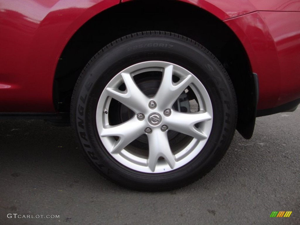2009 Rogue SL AWD - Venom Red / Black photo #26
