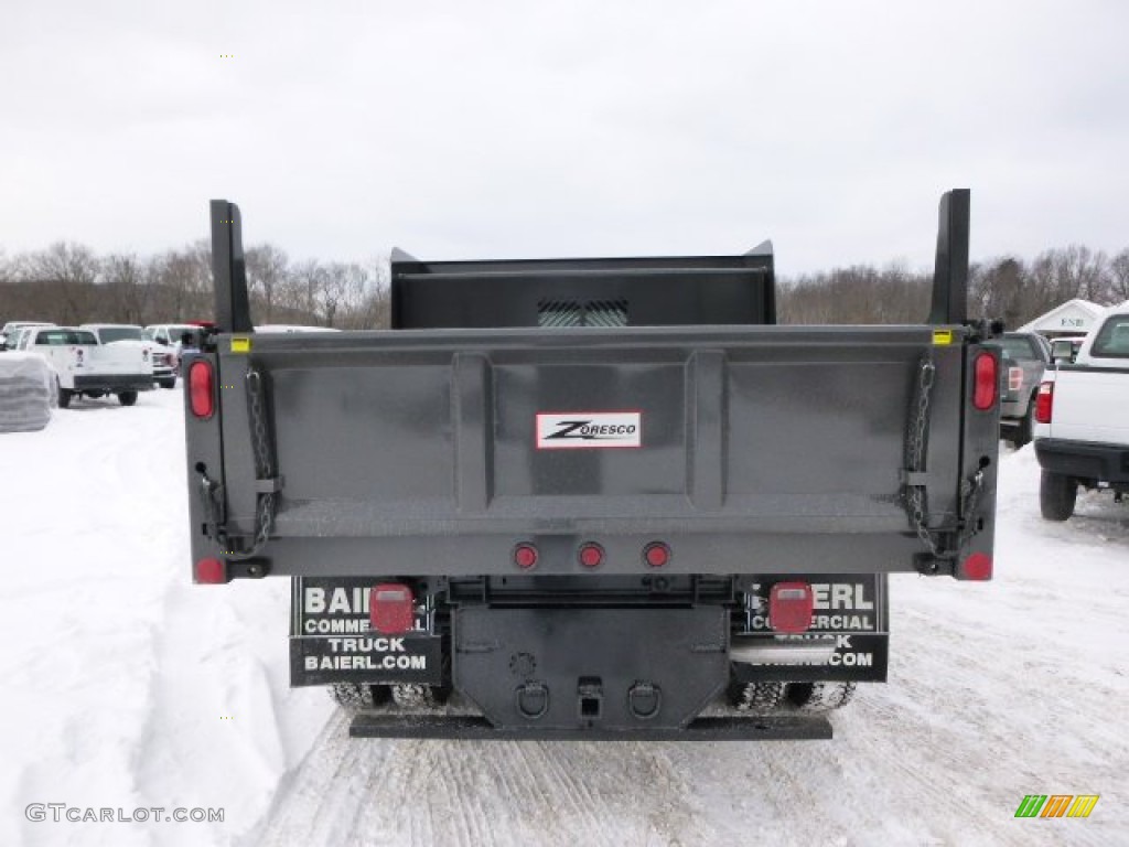 2014 F350 Super Duty XL Regular Cab 4x4 Dump Truck - Oxford White / Steel photo #7