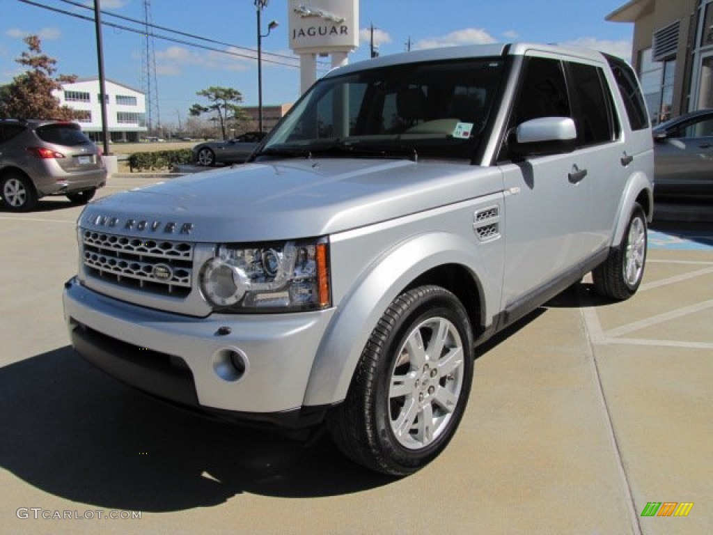 Indus Silver Metallic 2012 Land Rover LR4 HSE Exterior Photo #90604688
