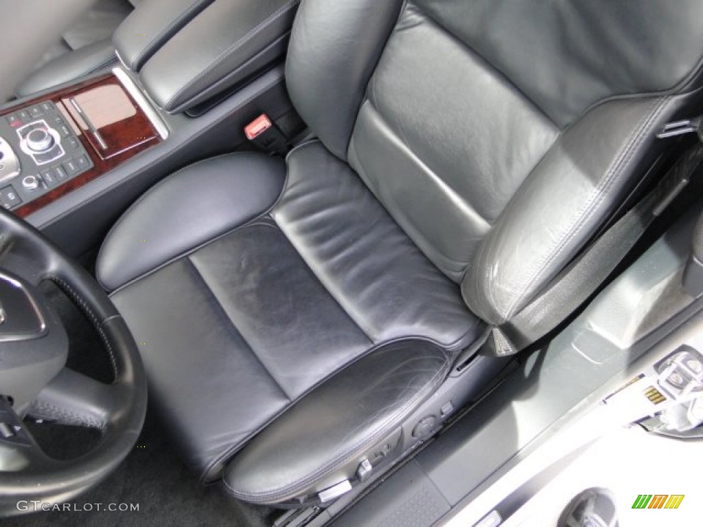 2007 A8 L 4.2 quattro - Light Silver Metallic / Black photo #17