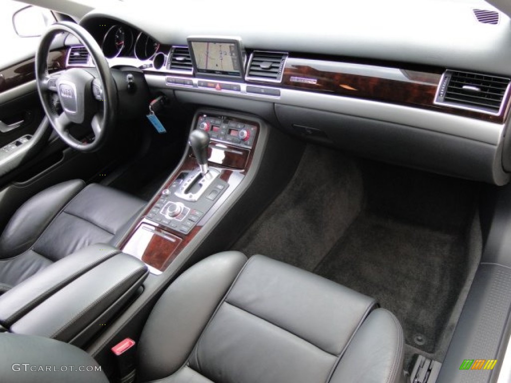 2007 Audi A8 L 4.2 quattro Black Dashboard Photo #90604907