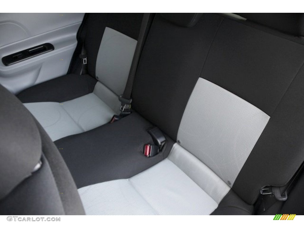 2012 Prius c Hybrid One - Habanero / Light Blue Gray/Black photo #15