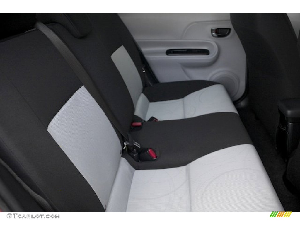 2012 Prius c Hybrid One - Habanero / Light Blue Gray/Black photo #17