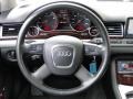 2007 Audi A8 Black Interior Steering Wheel Photo