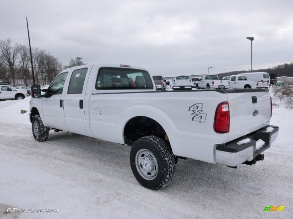 2014 F350 Super Duty XL Crew Cab 4x4 - Oxford White / Steel photo #6