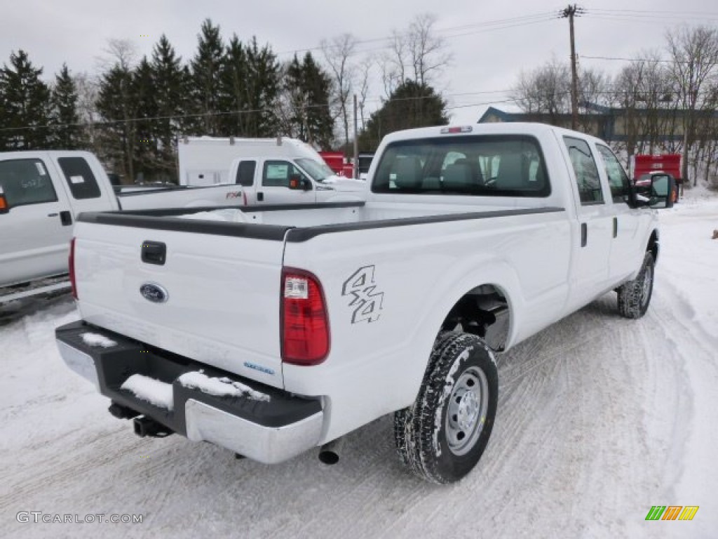 2014 F350 Super Duty XL Crew Cab 4x4 - Oxford White / Steel photo #8