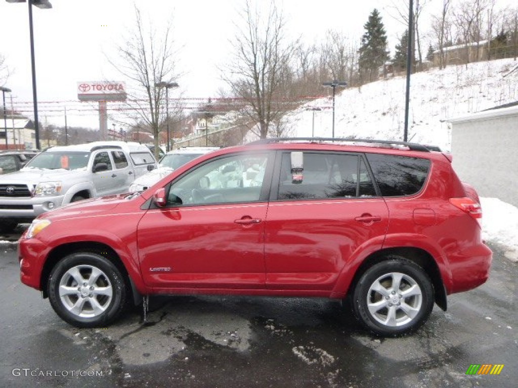 2011 RAV4 Limited 4WD - Barcelona Red Metallic / Sand Beige photo #13