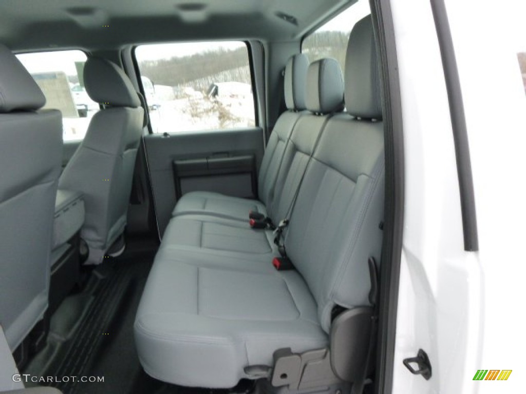 2014 F350 Super Duty XL Crew Cab 4x4 - Oxford White / Steel photo #12