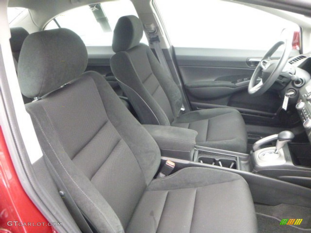 2011 Civic LX-S Sedan - Tango Red Pearl / Black photo #16