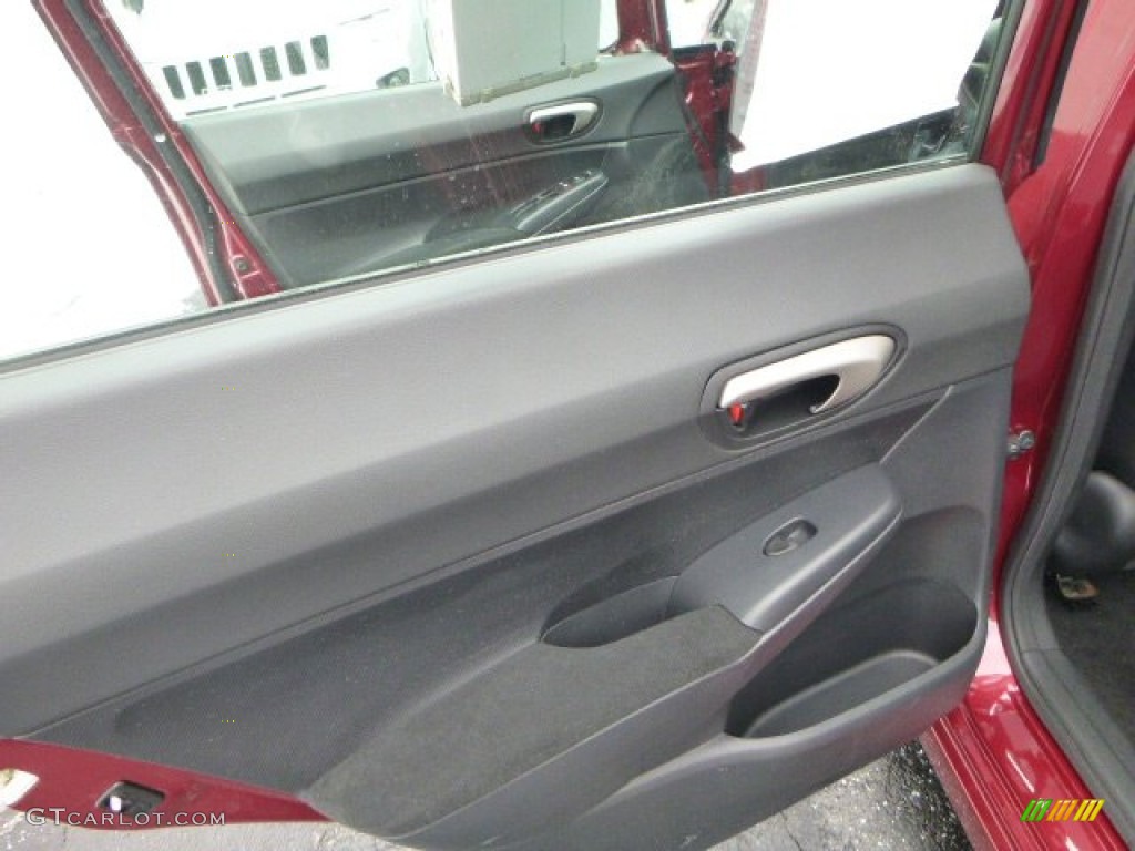 2011 Civic LX-S Sedan - Tango Red Pearl / Black photo #21