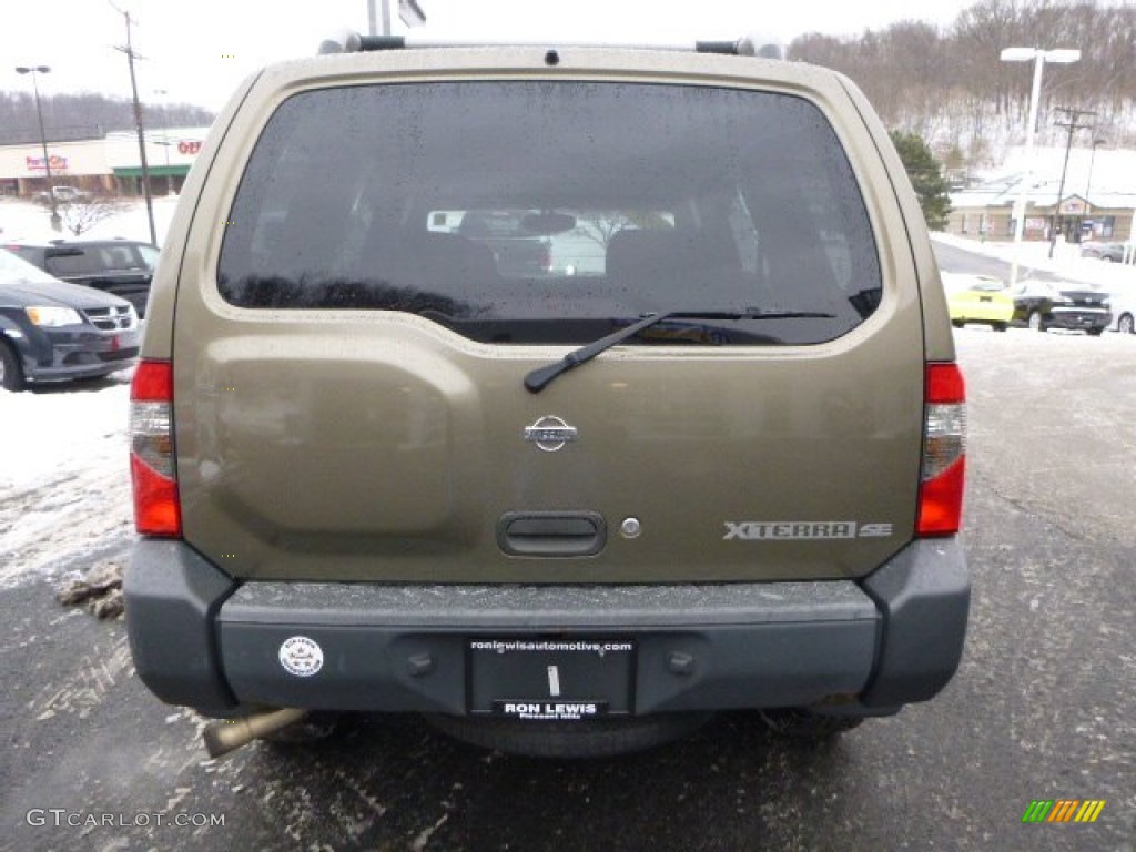 2001 Xterra XE V6 4x4 - Gold Rush Metallic / Dusk Gray photo #4