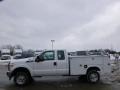 2014 Oxford White Ford F350 Super Duty XL SuperCab 4x4 Utility Truck  photo #5