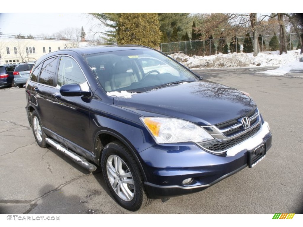 2011 CR-V EX-L 4WD - Royal Blue Pearl / Gray photo #3