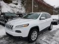 2014 Bright White Jeep Cherokee Latitude 4x4  photo #1