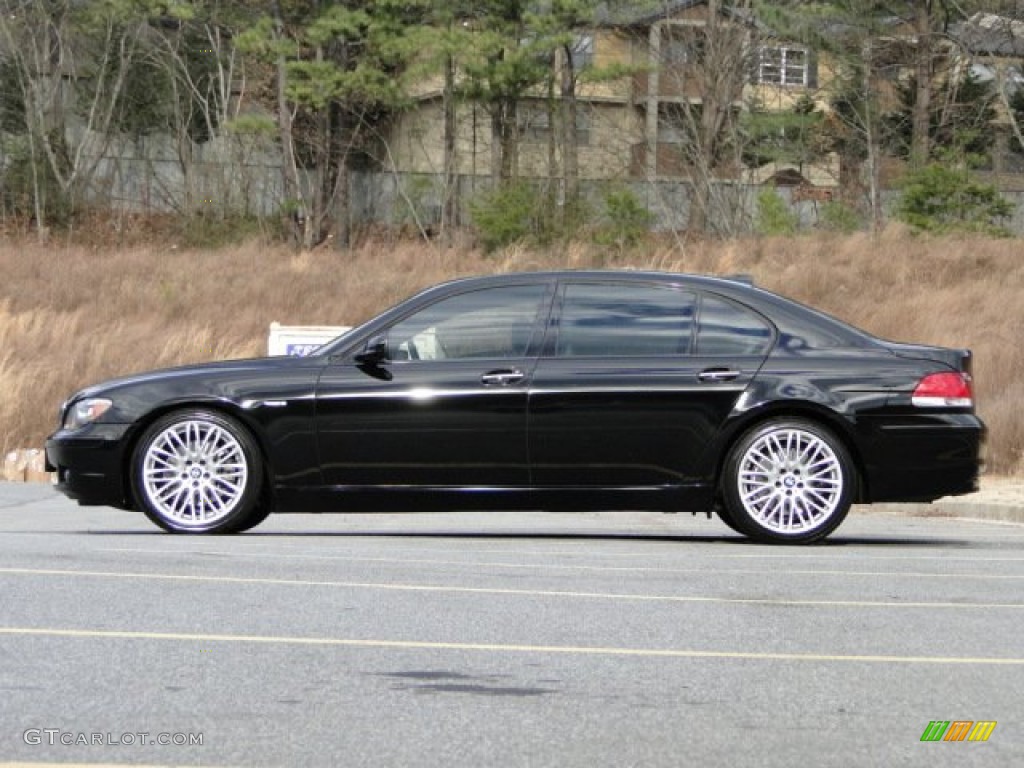 Jet Black 2007 BMW 7 Series 750Li Sedan Exterior Photo #90607376
