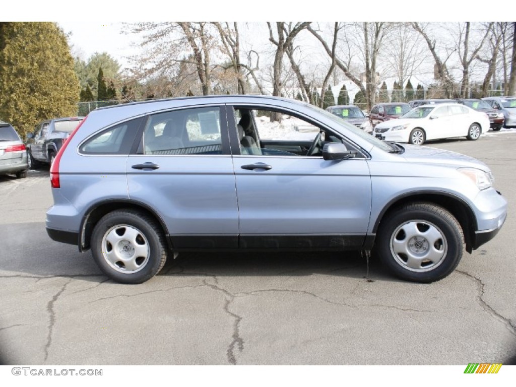 2011 CR-V LX 4WD - Glacier Blue Metallic / Gray photo #4