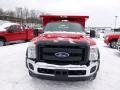 Vermillion Red - F450 Super Duty XL Regular Cab 4x4 Dump Truck Photo No. 3