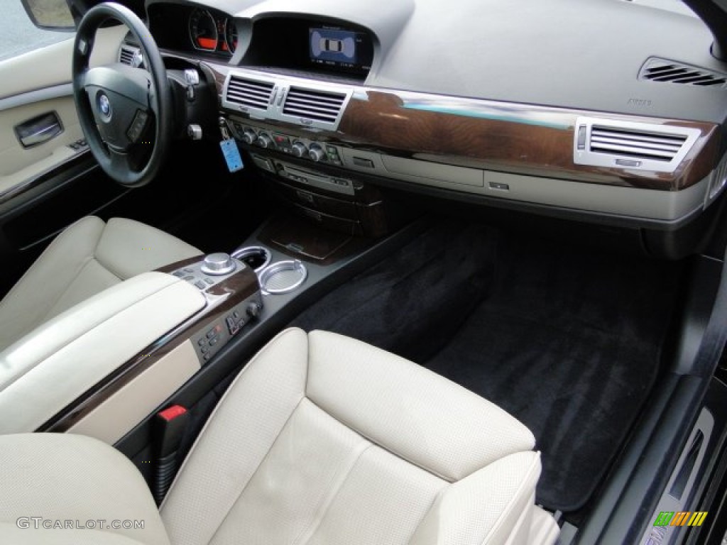 Platinum Interior 2007 BMW 7 Series 750Li Sedan Photo #90607976