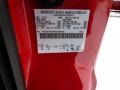F1: Vermillion Red 2014 Ford F450 Super Duty XL Regular Cab 4x4 Dump Truck Color Code
