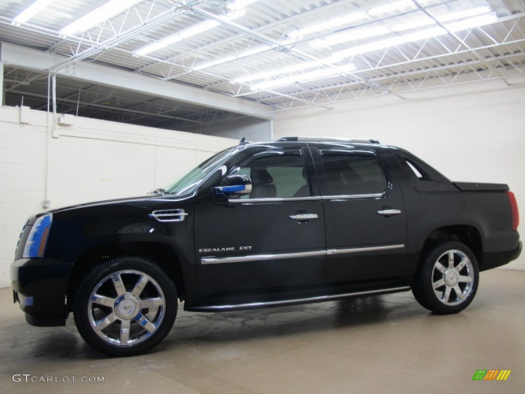 2011 Escalade EXT Luxury AWD - Black Raven / Ebony/Ebony photo #4