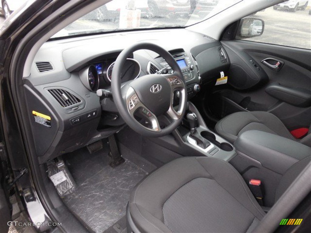 Black Interior 2014 Hyundai Tucson GLS Photo #90611580