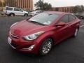 2014 Red Hyundai Elantra SE Sedan  photo #1