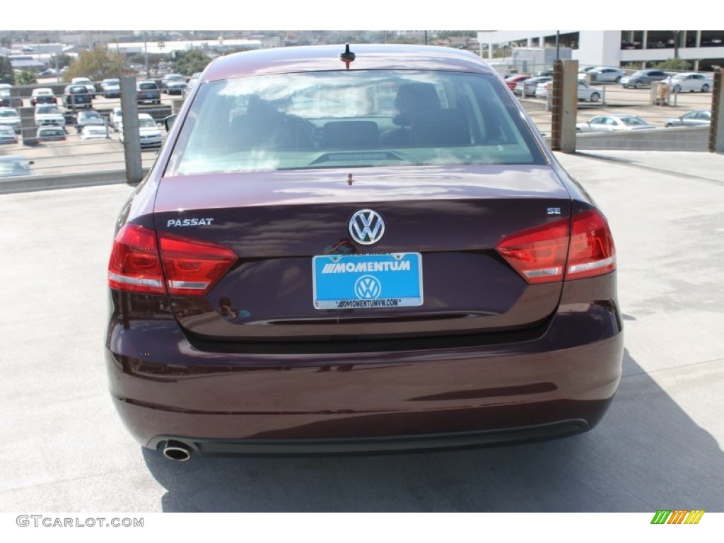2013 Passat 2.5L SE - Opera Red Metallic / Titan Black photo #8