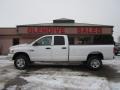 2008 Bright White Dodge Ram 2500 SLT Quad Cab 4x4  photo #15